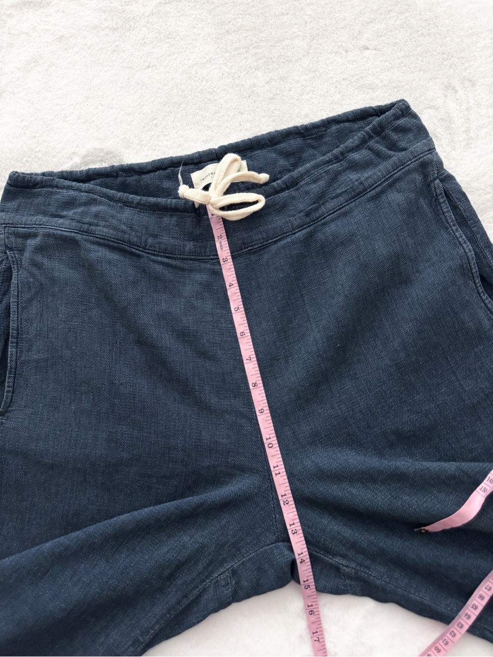 Imogene + Willie Fethiye Pant Faded Blue Drawstring Lounge Pants M Unisex - Picture 15 of 16